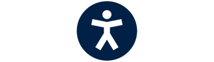 Icon for Space Access Guide - person in a blue circle